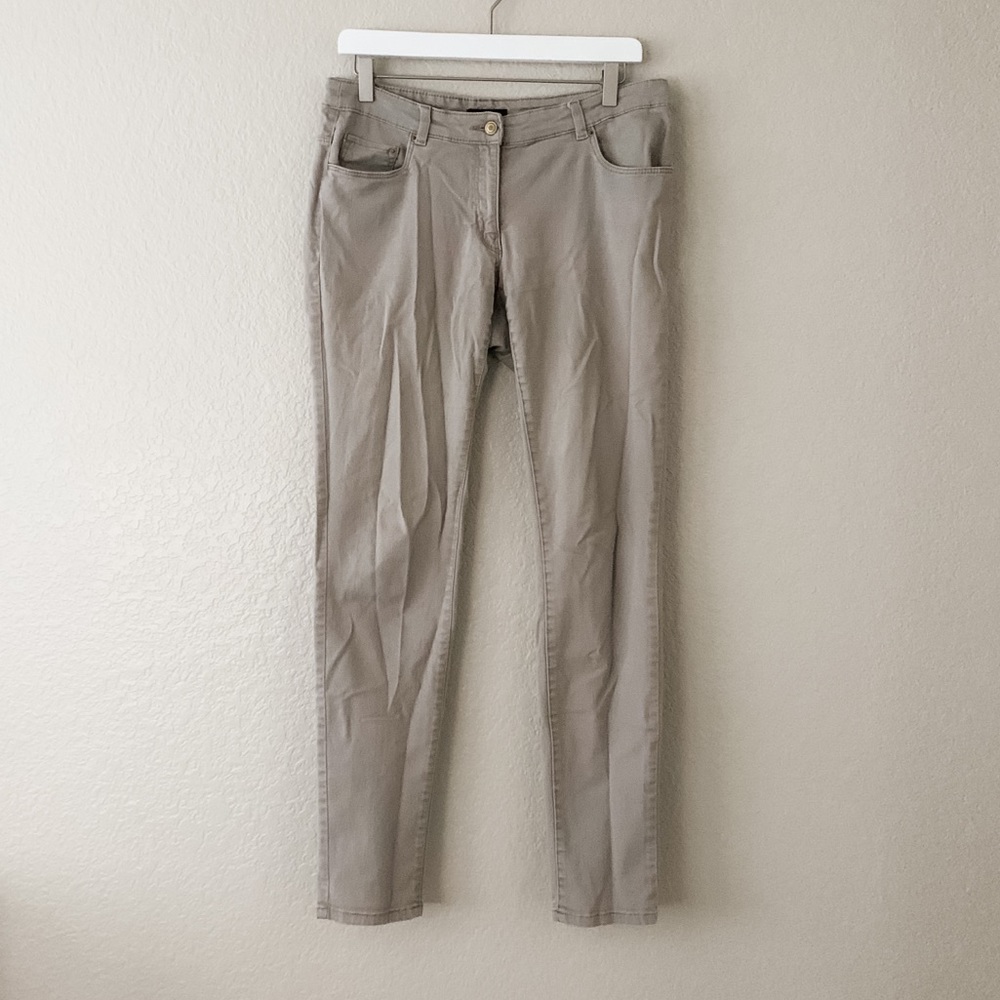 H&M Tan Kahki Skinny Pants, 12